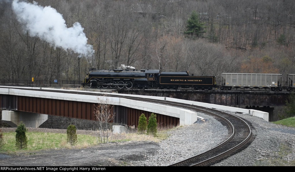 RBMN 2102 backs into Jim Thorpe